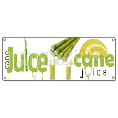 Signmission SUGAR CANE JUICE BANNER SIGN fresh drinks cold ice soda water B-Sugar Cane Juice